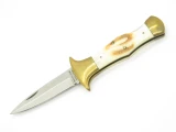 Vtg Parker Imai Seki Japan El Diablo Folding Boot Dagger Steel Lockback Pocket Knife