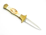 Vtg Parker Imai Seki Japan El Diablo Folding Boot Dagger Steel Lockback Pocket Knife