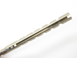 Vintage 1980s HR Seki Japan Custom Nickel Silver 5" Folding Balisong Butterfly Knife