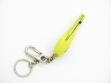 Vtg G. Sakai Spyderco Hotaru Seki Japan Yellow Keychain Light Folding Knife