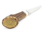 Vtg Parker Custom Series Seki Japan Stag Crown Fixed Blade Hunting Knife