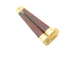 Vintage Taylor Seto G-972 Manila Folder Seki Japan Wood Brass Folding Balisong Butterfly Knife