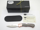 Copper S35VN Buck 532 Bucklock Folding Knife Custom Limited BCCI 0532CFSBCCI