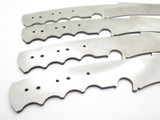 Lot of 4 Vtg Schrade USA Unfinished Fixed Blade Bowie Knife Blank Making Part
