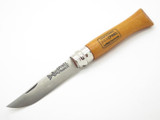 Vtg Opinel France No. 7 A Main Couronnee Wood Handle Folding Pocket Knife