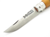 Vtg Opinel France No. 7 A Main Couronnee Wood Handle Folding Pocket Knife