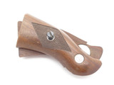 Vintage Ruger Original Checkered Walnut Wood Pistol Handle Grip Part