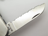 Vtg Seki Japan Medium Stainless Hobo Scout Camp Fork Spoon Folding Pocket Knife