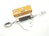 Vtg N. Mint 1950s-60s Seki Japan Hobo Scout Camp Fork Spoon Folding Pocket Knife