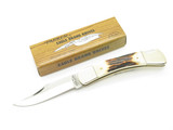 Vtg 1978-82 Parker Brothers Eagle K250 Imai Seki Japan Stag Folding Hunter Knife