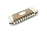 Vtg Parker Seki Japan Stainless Rosewood Money Clip Folding Pocket Knife