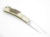 Vtg 78-82 Parker Brothers Eagle K126-C Imai Seki Japan Stag Folding Pocket Knife