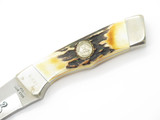1992 Bear Cutlery USA NKCA Collector Club Stag Fixed Blade Hunting Knife