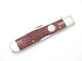 2005 Case XX NKCA 6111 Cheetah Red Bone Folding Hunter Lockback Pocket Knife