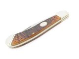1991 Case XX NKCA 61100 Saddlehorn Jigged Brown Bone Folding Hunter Pocket Knife