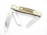 Vtg 1982 Queen Steel NKCA 0669 Stag Stockman Folding Pocket Knife