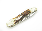 1980 Robt Klaas Kissing Crane 152l NKCA Stag Folding Whittler Pocket Knife