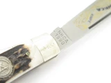 1990 Robt Klaas Kissing Crane 0455 NKCA Stag Folding Stockman Pocket Knife