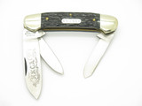 Vtg 1978 Rodgers & Wostenholm England NKCA Bone 3 Bld Folding Canoe Pocket Knife