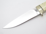 Seizo Imai Seki Japan Custom Whale Scrimshaw ATS-34 Loveless Fixed Hunting Knife