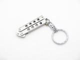 Vintage Seki Japan Mini Butterfly Knife Key Chain 440 Stainless Folding Pocket Knife