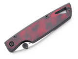 1998 Buck USA 170 Lightning Black & Red Folding Linerlock Pocket Knife *blem