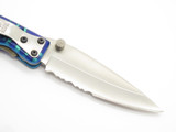 1998 Buck USA 175 Lightning Large Multi Color Folding Linerlock Pocket Knife