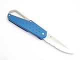 Buck Whittaker 751 Approach Blue Early Production Folding Linerlock Pocket Knife