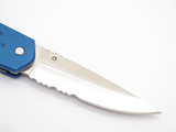 Buck Whittaker 751 Approach Blue Early Production Folding Linerlock Pocket Knife