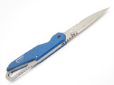 Buck Whittaker 751 Approach Blue Early Production Folding Linerlock Pocket Knife