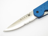 Buck Whittaker 751 Approach Blue 2002 Shot Show Folding Linerlock Pocket Knife