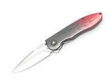 2004 Buck 295 Tempest Red & Black Flame Assisted Folding Pocket Knife