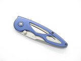 2004 Buck 290 Rush Impulse Smooth Blue Handle Assisted Folding Pocket Knife