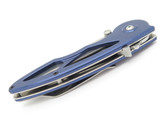 2004 Buck 290 Rush Impulse Smooth Blue Handle Assisted Folding Pocket Knife