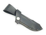Buck 537 Open Season Small Game Black Leather Fixed Blade Knife Sheath