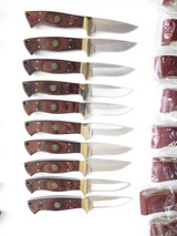 23-pack Of NAHC Twin Set D'holder Camping Fixed Blade Hunter Knives And Sheaths