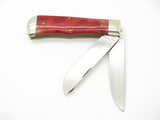 2008 NKCA Great Eastern Cutlery USA 735208 Red Bone Folding Trapper Pocket Knife