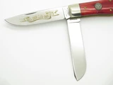2008 NKCA Great Eastern Cutlery USA 735208 Red Bone Folding Trapper Pocket Knife