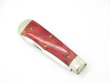 2008 NKCA Great Eastern Cutlery USA 735208 Red Bone Folding Trapper Pocket Knife