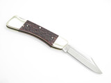 1984 NKCA Bertram Hen & Rooster Solingen Folding Hunter Lockback Pocket Knife