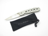 Vtg Benchmade USA 625 Crawford Leopard ATS-34 Linerlock Folding Pocket Knife