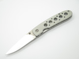 Vtg Benchmade USA 625 Crawford Leopard ATS-34 Linerlock Folding Pocket Knife