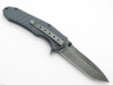 Kershaw Kai 1300WM Tanto Gray Folding Liner Lock Pocket Knife Speedsafe Assisted