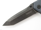 Kershaw Kai 1300WM Tanto Gray Folding Liner Lock Pocket Knife Speedsafe Assisted