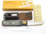 Vtg ACE-PAL-O Seki Japan Blk Apollo Space Age Survival Knife Folding Multi Tool