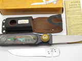 Vtg ACE-PAL-O Seki Japan Blk Apollo Space Age Survival Knife Folding Multi Tool