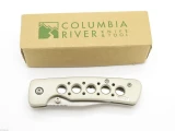 Columbia River CRKT 6612 Doolittle Linerlock Serrated Folding Pocket Knife