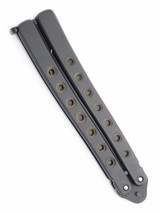 Vintage Seizo Imai Seki Japan Parker Gypsy Prototype Black Tanto Folding Balisong Butterfly Knife