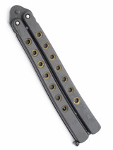 Vintage Seizo Imai Seki Japan Parker Gypsy Prototype Black Tanto Folding Balisong Butterfly Knife