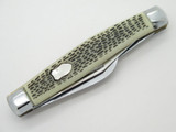 NOS 1980s "Made In China" Snake Skin Stockman Folding Pocket Whittler Knife